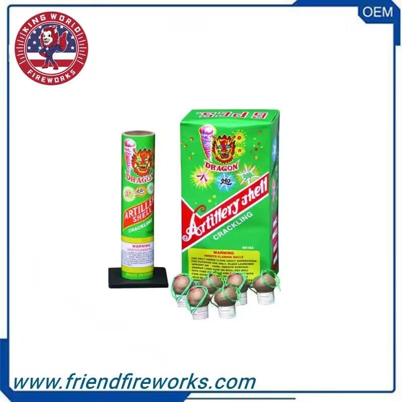 Item No: OY-W518A CRACKLING ARTILLERY SHELL 6 Shots