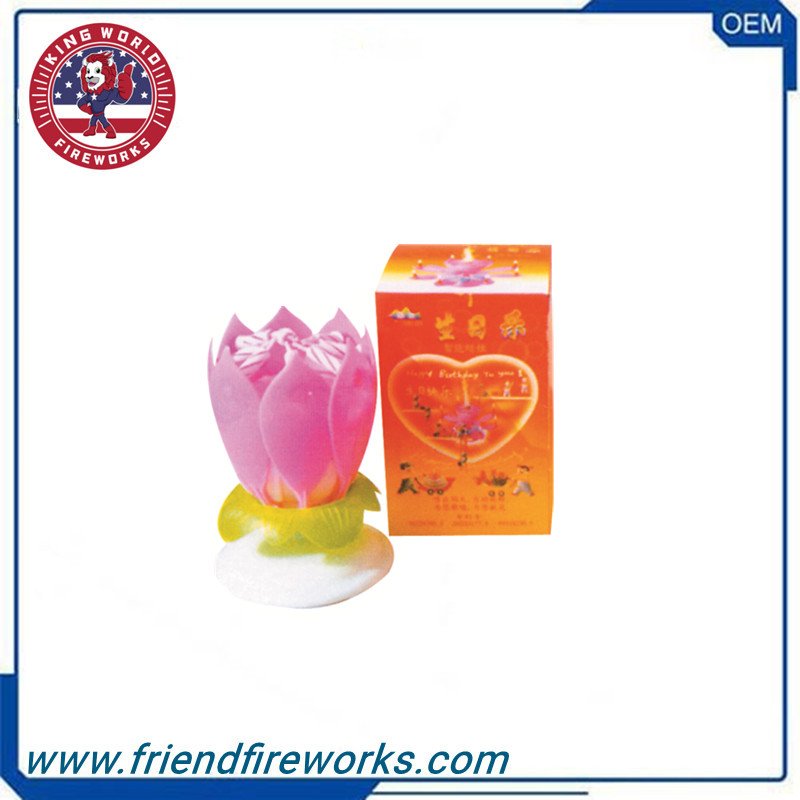 Item No: OY8010 Music Flower Candle From Liuyang Factory