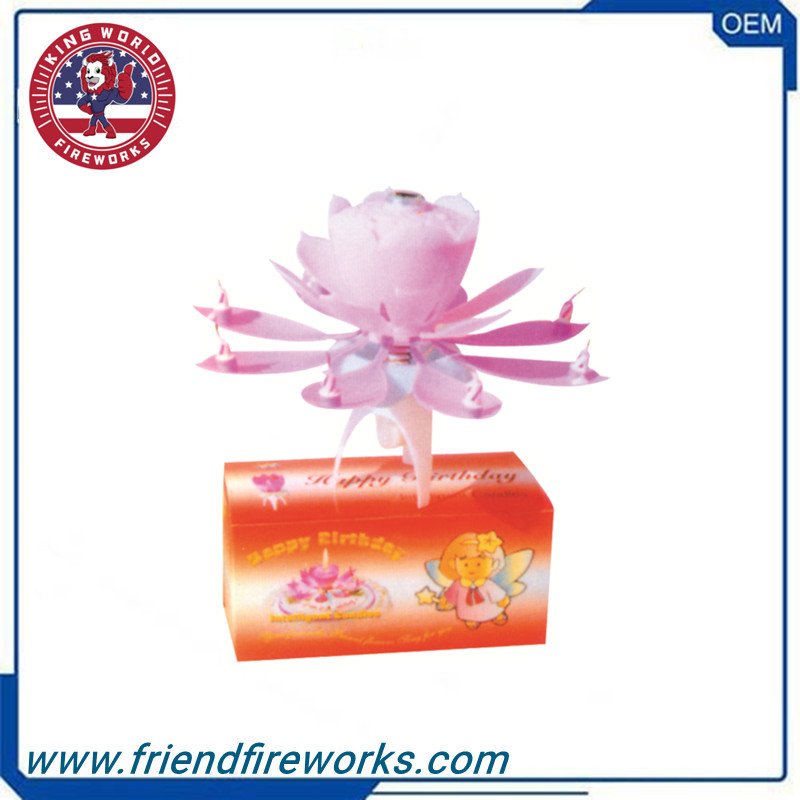 Item No: OY8009 Music Flower Candle From Liuyang Factory
