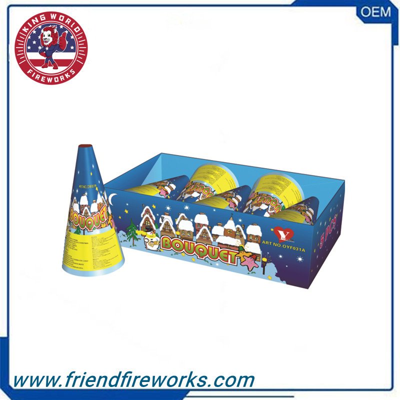 Item No: OYF031A 5 Inch Conic Fountain Fireworks From Liuyang Factory