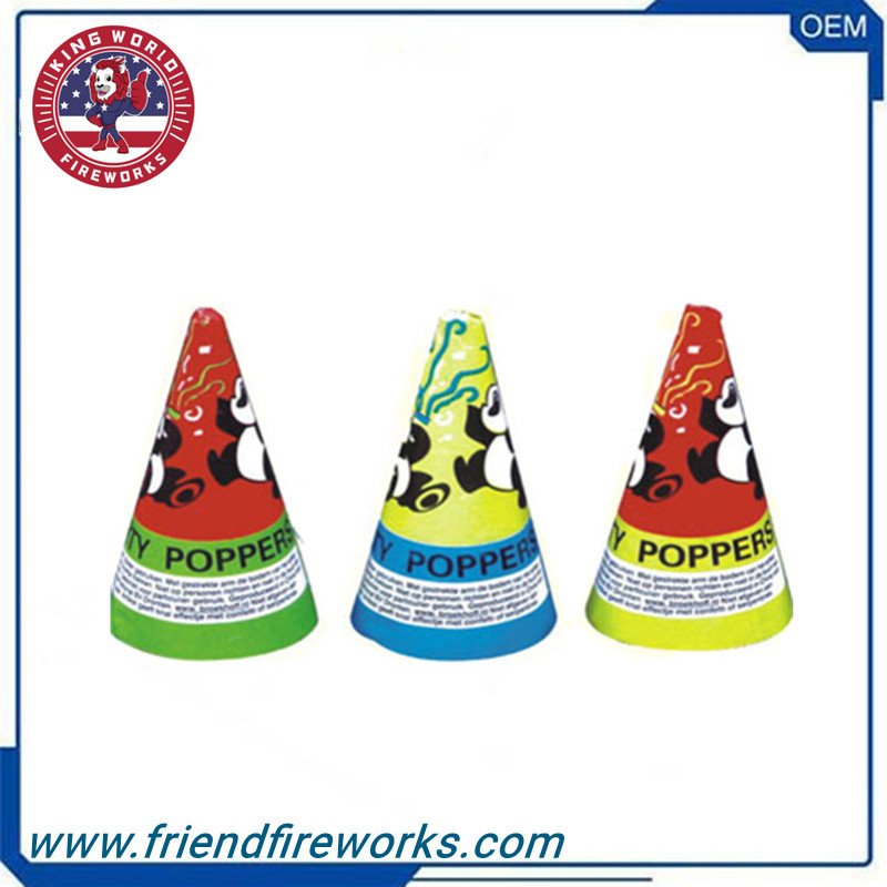Item No:OY-T8502-3 3 Inch Conic Party Popper Fireworks