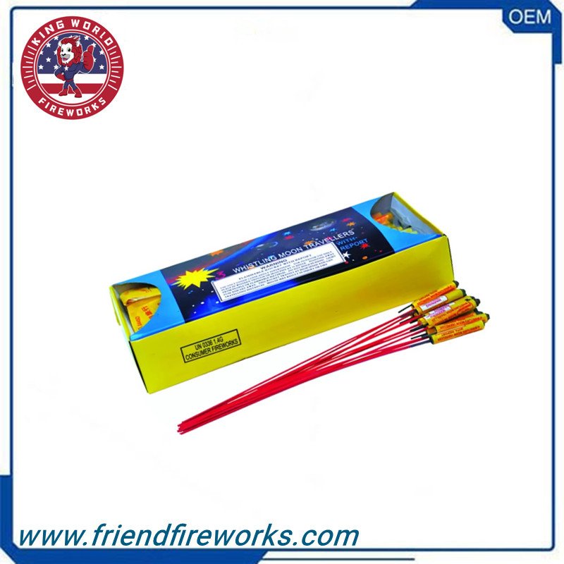 Item No: OY-0445D 3 Whistling Moon Traveler Rocket  From Liuyang Factory