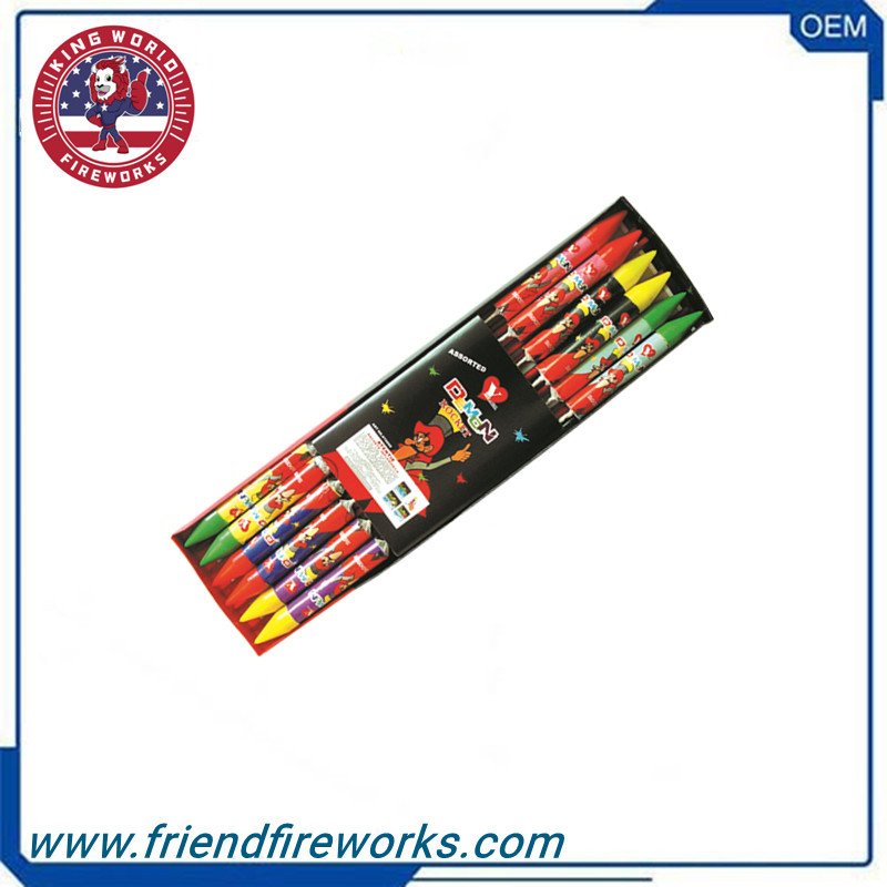 Item No: OY0099 4 OZ Red Devil Rocket From Liuyang Factory