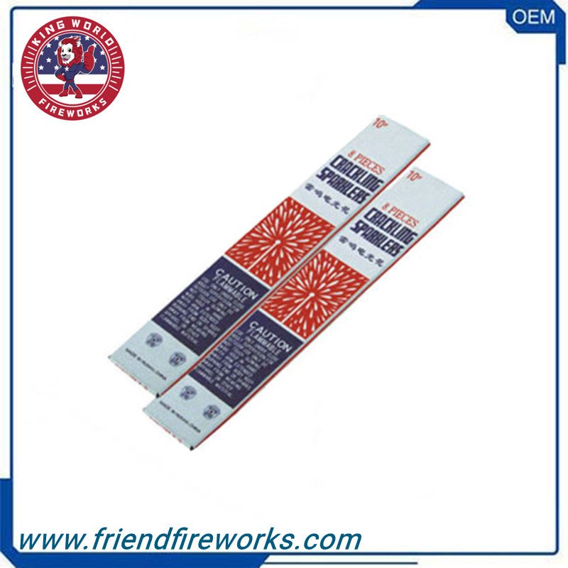 Item No:OY-0790 10 Inch Cracking Sparklers From Liuyang Factory