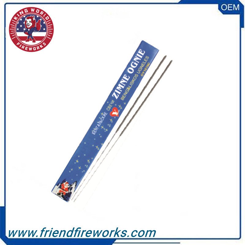 Item No:OY1070C  7 Inch Golden Sparklers From Liuyang Factory
