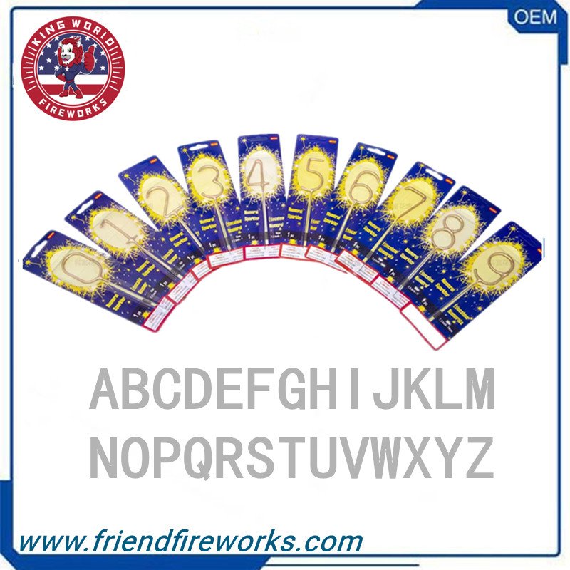 Item No:OY1070Q Letter Shaped Sparkler Fireworks 170mmFrom Liuyang Factory