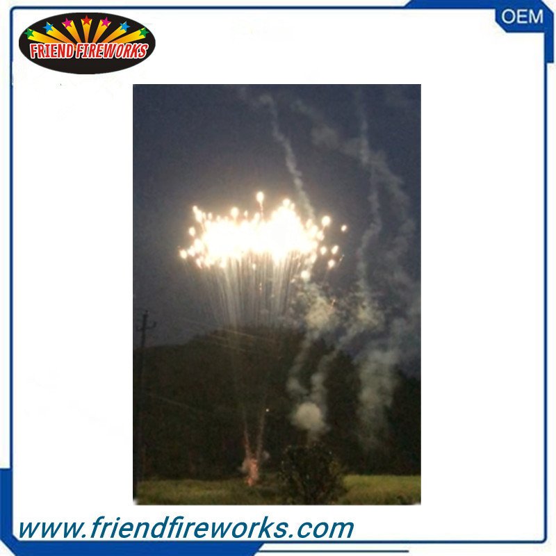 Item No:OYSDC1207 1.2 Inch Single Tube White Glitter Mine(Image is 1 Shot+1 Shot Symmetrical Sonnection)