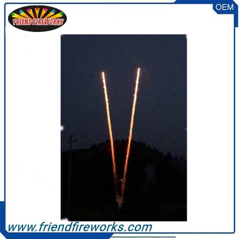 Item No:OYSDC1208 1.2 Inch Single Tube Crackling Mine To Crackling Tail