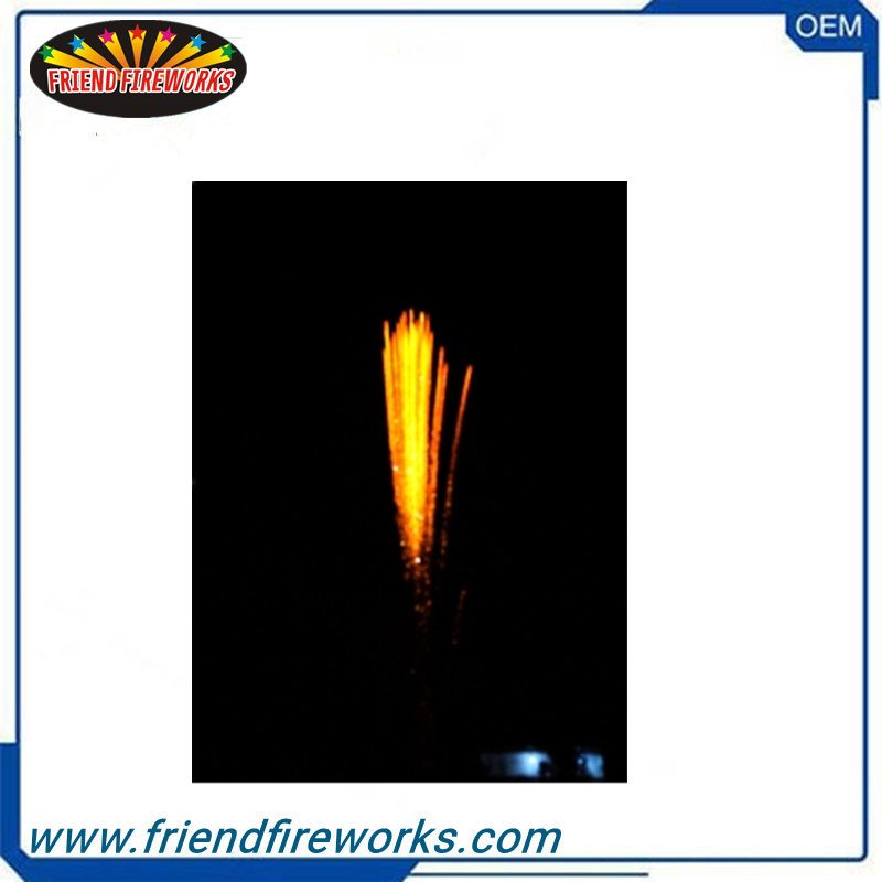 Item No:OYSDC17506  1.75 inch Single Tube Gold Wave To White Glitter