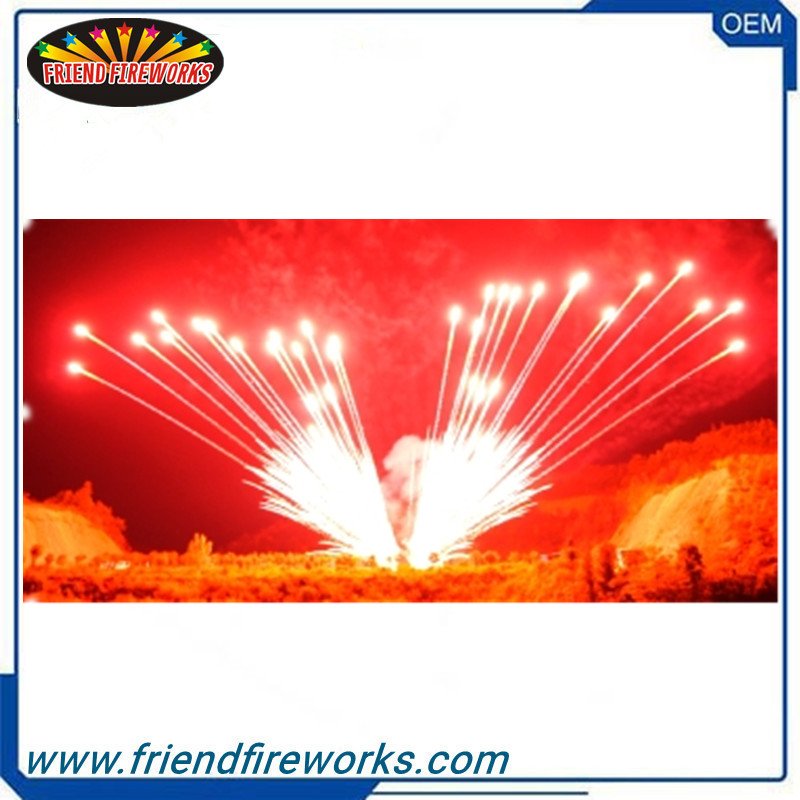 Item No:OYDC122602 1.2 Inch 26 Shots Fan Wing（1.2 Inch 26 Shots Butterfly Wing（Red Light Beads With Brocade Mine ）