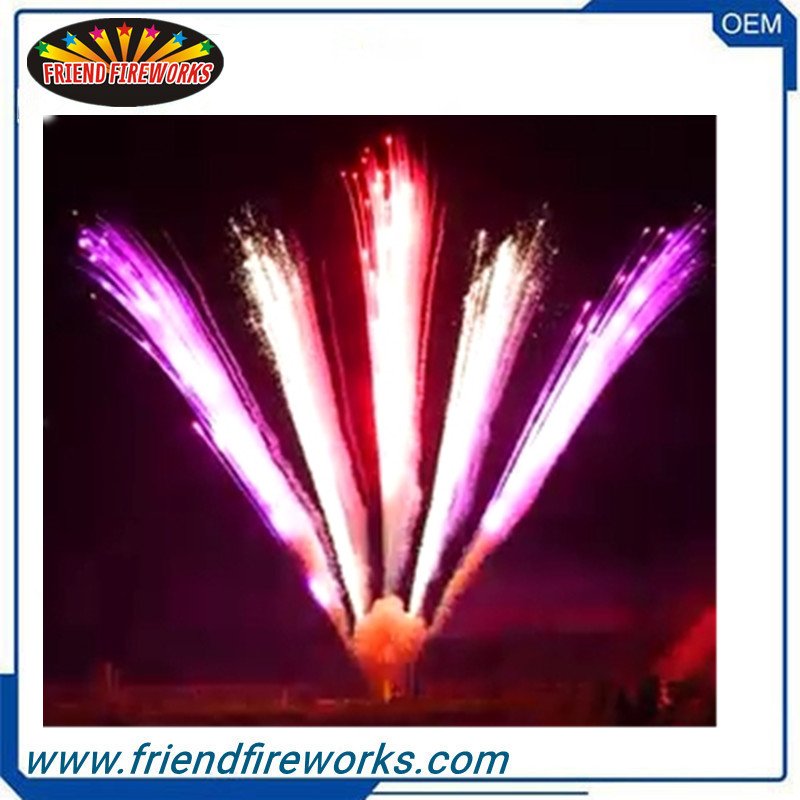 Item No:OYDC0830001  0.8 Inch 300 Shots 1 Purple Dahlia 2 Rain Willow 3 Blue Dahlia 4 Rain Willow 5 Purple Dahlia