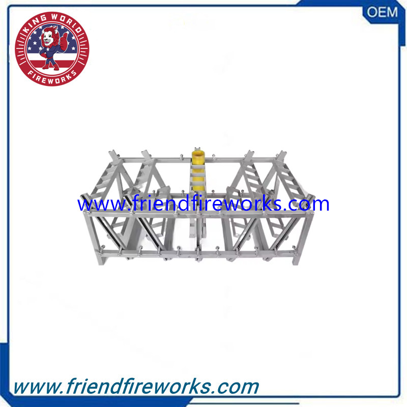 2 inch single shots fireworks pyrotechnic aluminum alloy display racks ...