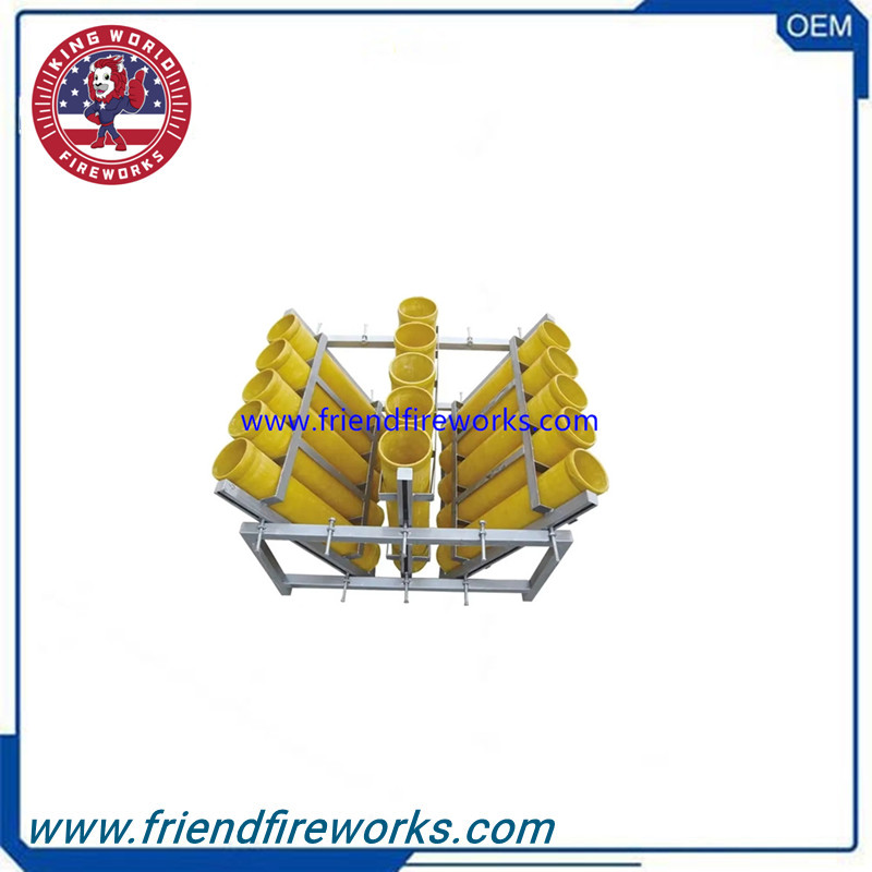 2 inch single shots fireworks pyrotechnic aluminum alloy display racks ...