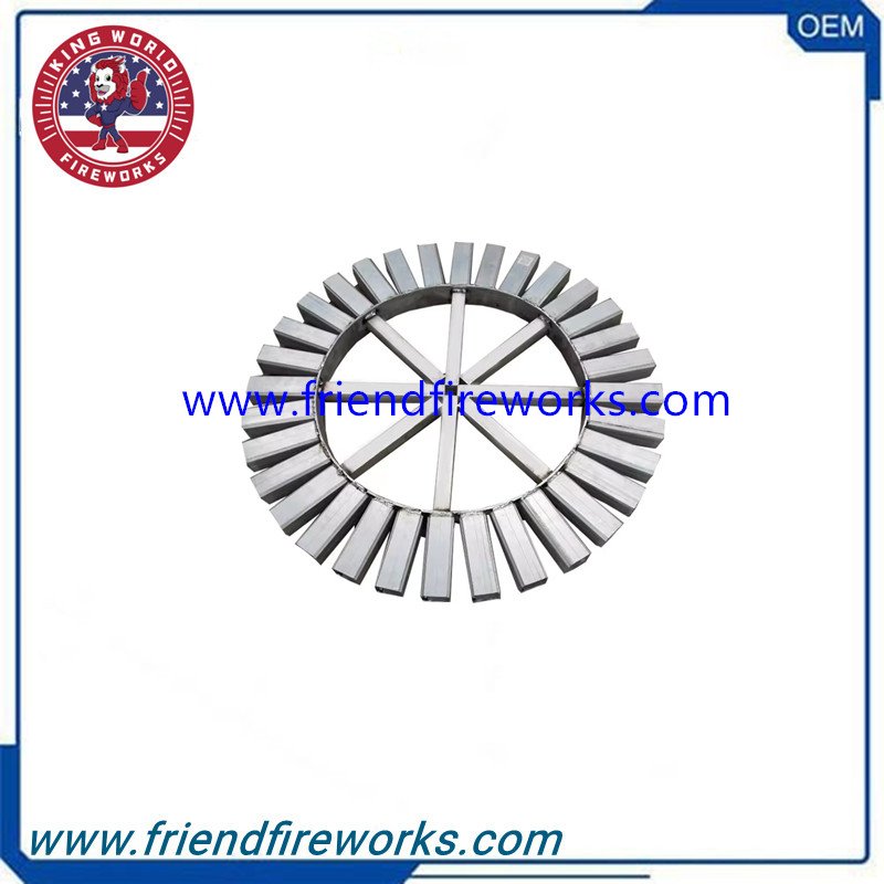 Aluminium Metal Display Fireworks Rack Adjustable Fireworks Fiberglass Mortar Tube Rack For Made in China