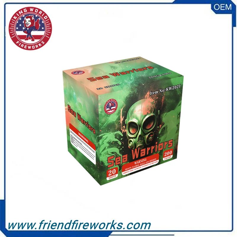 Item No: KW2021  0.8 inch 20 Shots Cake Fireworks From Liuyang Factory
