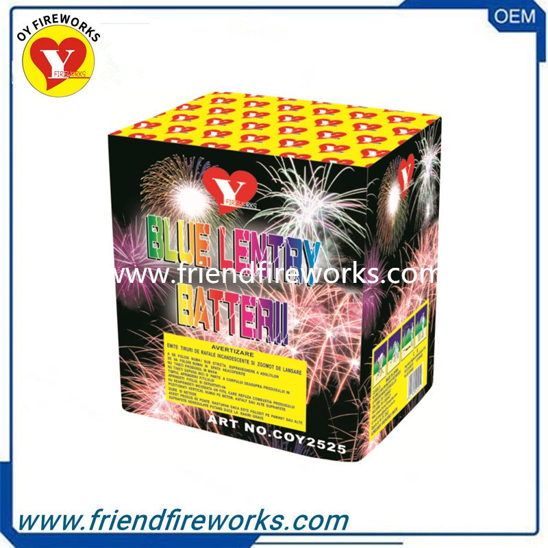 Item No: COY2525  0.8 inch 25 Shots Cake Fireworks From Liuyang Factory
