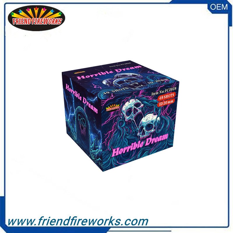 Item No: FC2028   0.8 inch 49 Shots Cake Fireworks From Liuyang Factory