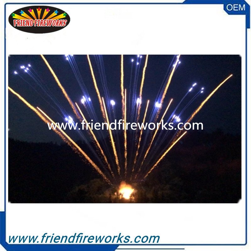 Item No:OYDC126502    1.2 Inch 65 Shots Fan Golden Tail Indirect Blue Mine